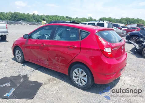 2016 Hyundai Accent Se z USA, uszkodzony, nr VIN KMHCT5AE1GU244573